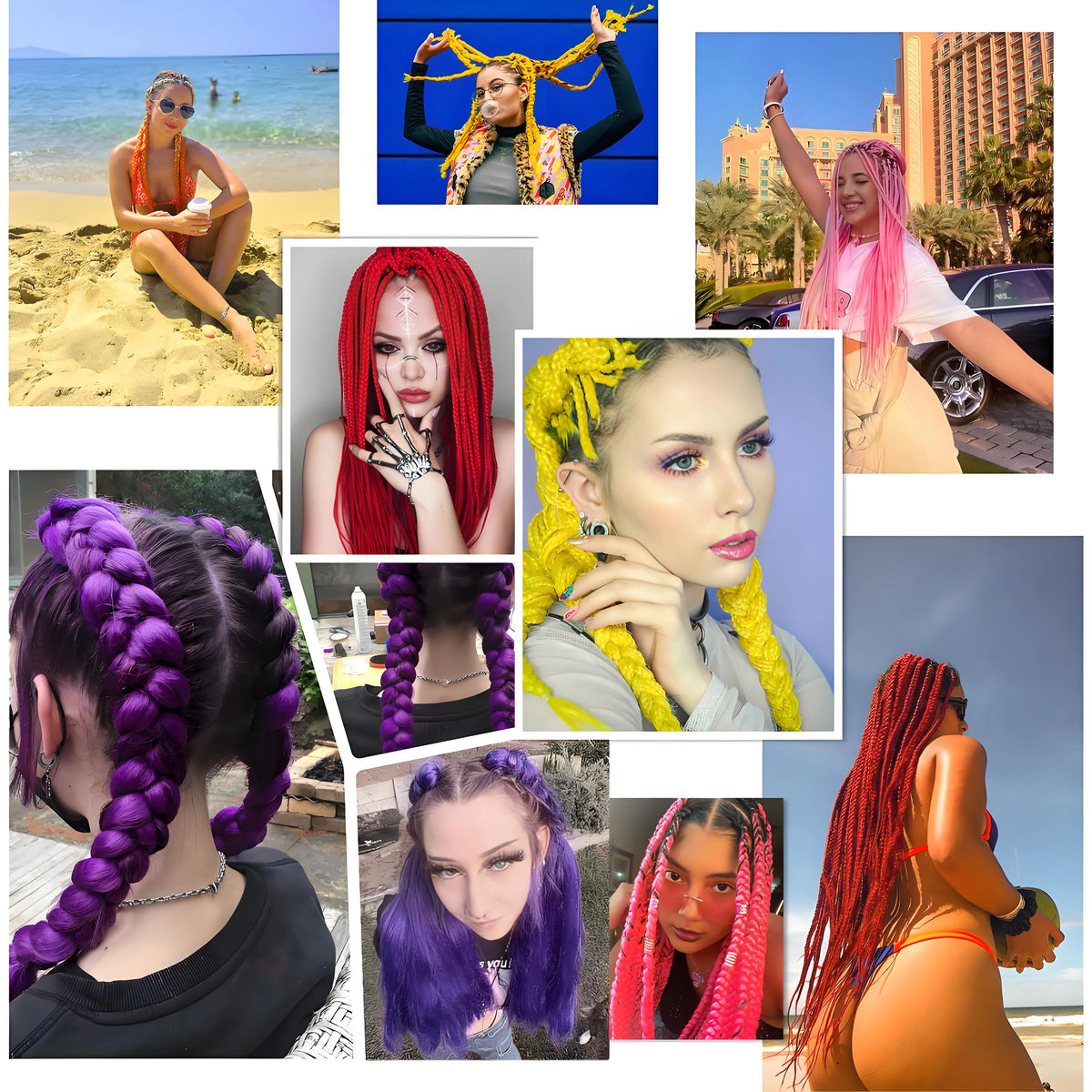 26 Inch Kanekalon Jumbo Box Crochet Hair Extensions