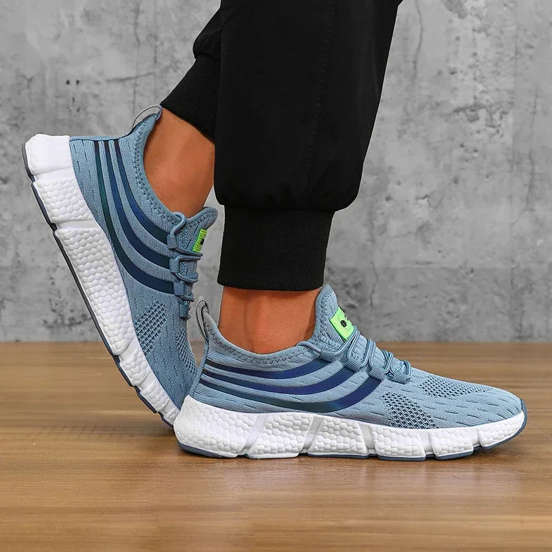 Men's Breathable Platform Running Sneakers
