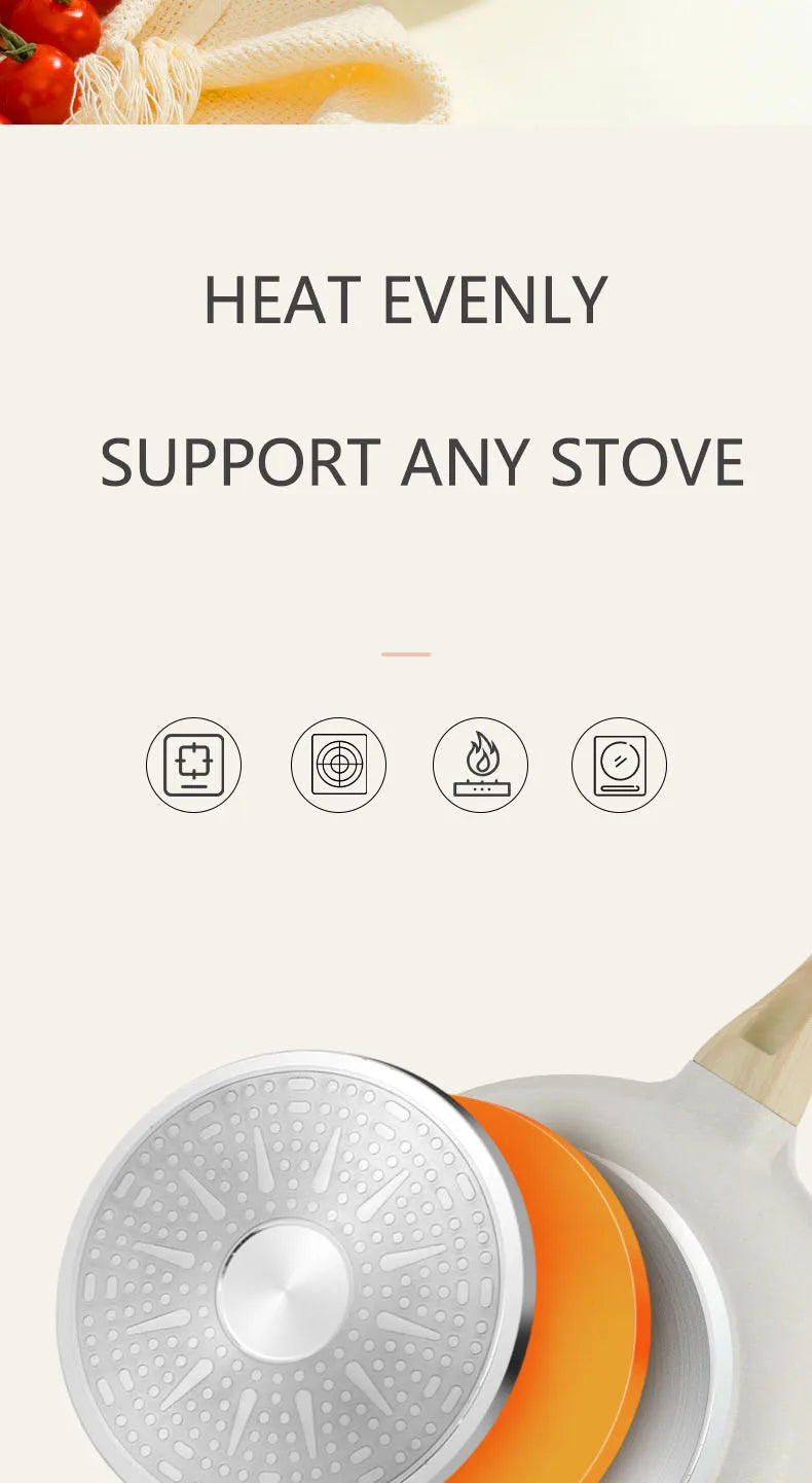 Non-stick Ceramic Frying Pan 28cm for Induction and Gas