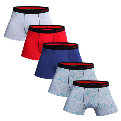 Men's Cotton Boxer Shorts Underwear Set