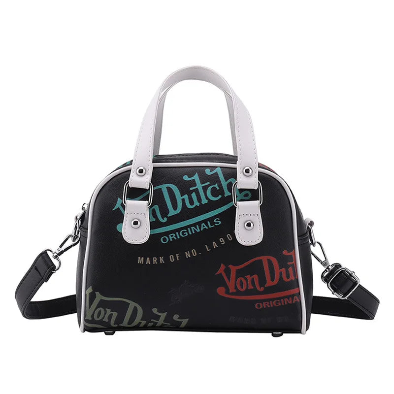 Large Capacity Crossbody Bag for Women Retro Design