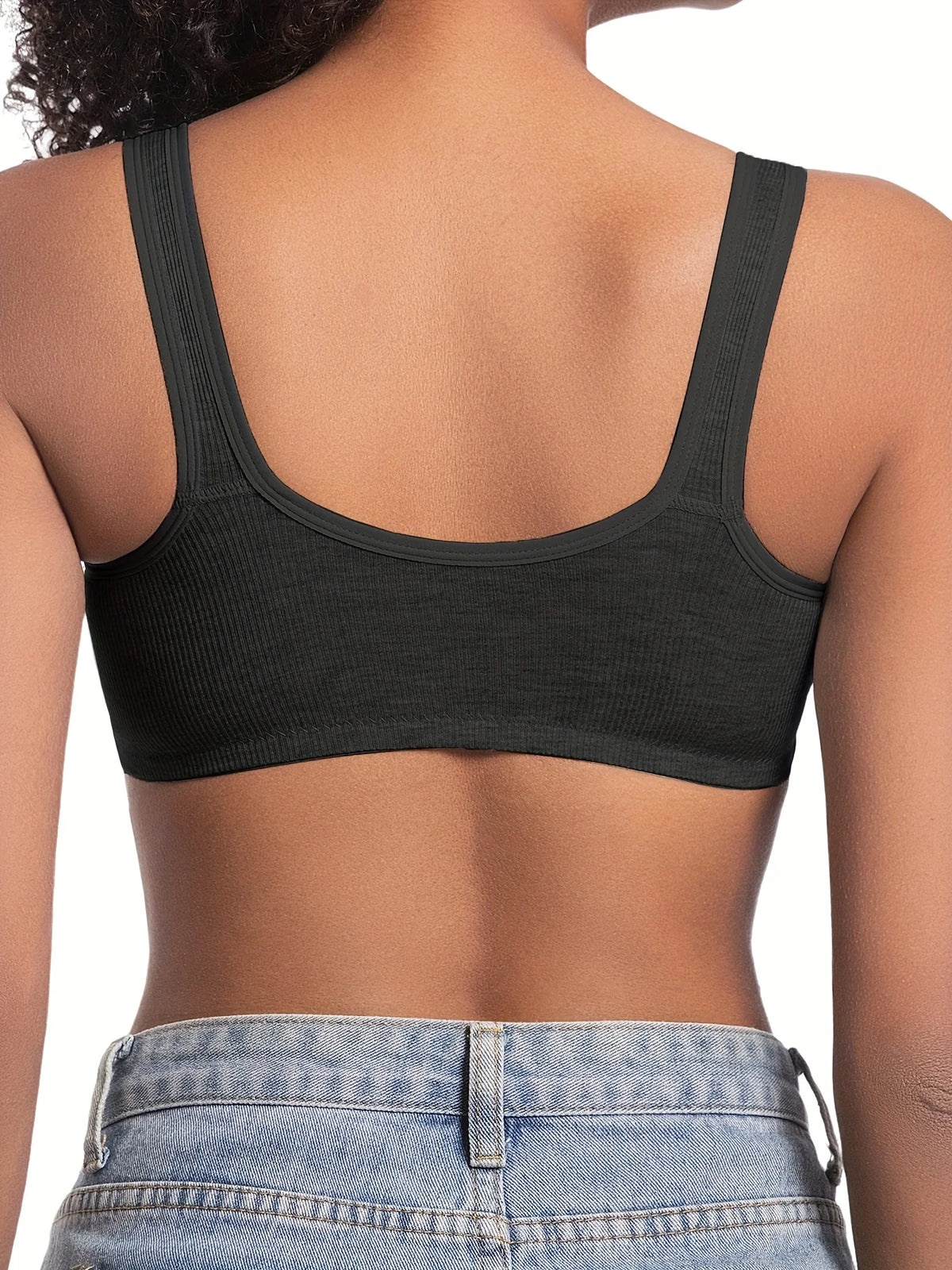 Women's Wire-Free Front Closure Full Coverage Bra