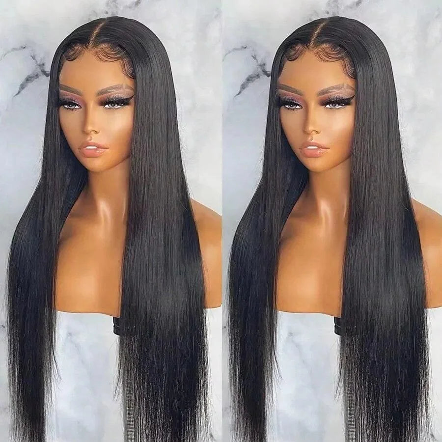 Bone Straight HD Transparent Lace Frontal Wig 26 Inch