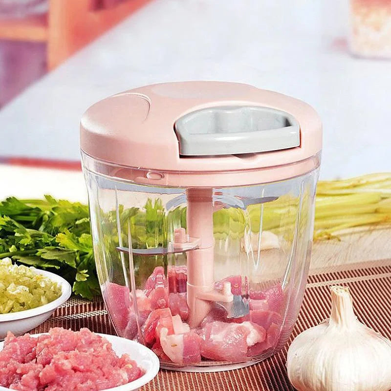 Manual Meat Mincer Garlic Chopper 500/900ML