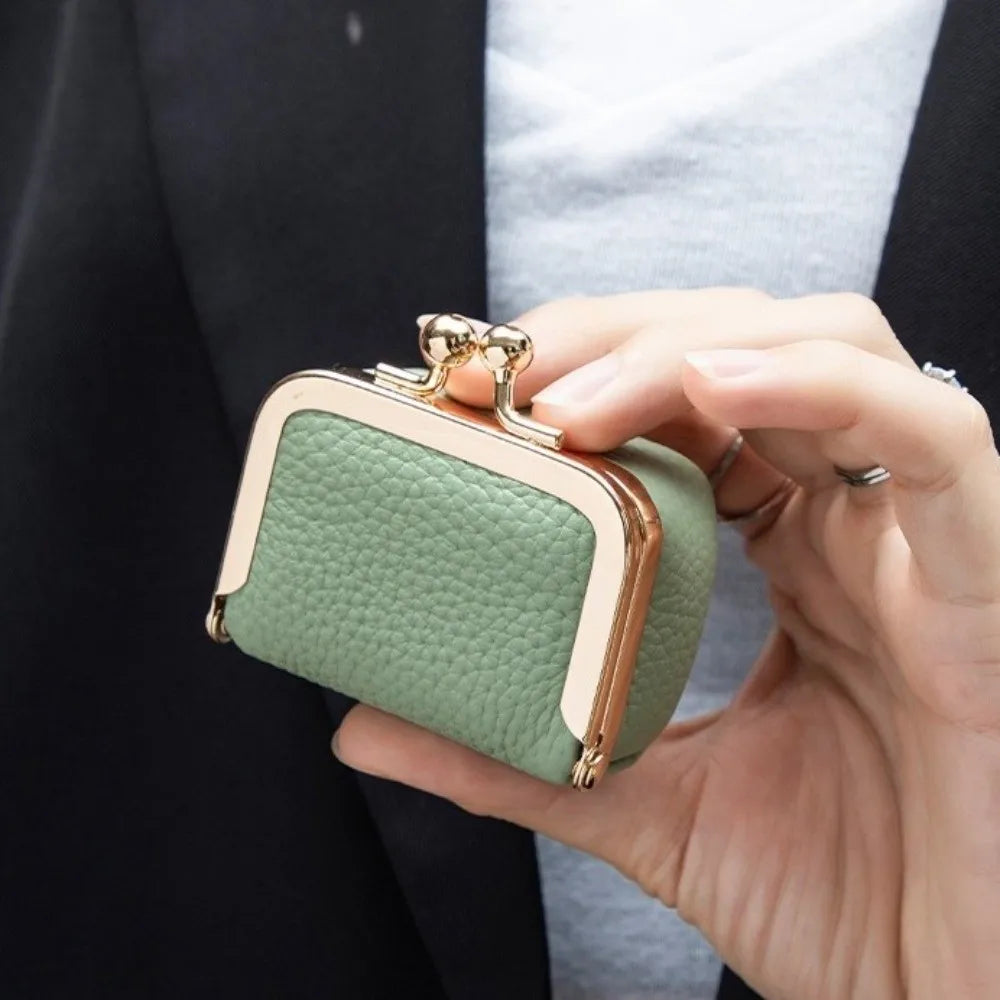 Genuine Leather Coin Purse Mini Small Item Bag