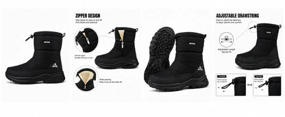 Men's Waterproof Insulated Snow Boots
