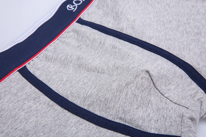 4pcs Cotton Boxer Shorts for Men Soft Underwear Set