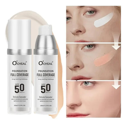 Color Changing Foundation Concealer Long Lasting Moisturizing