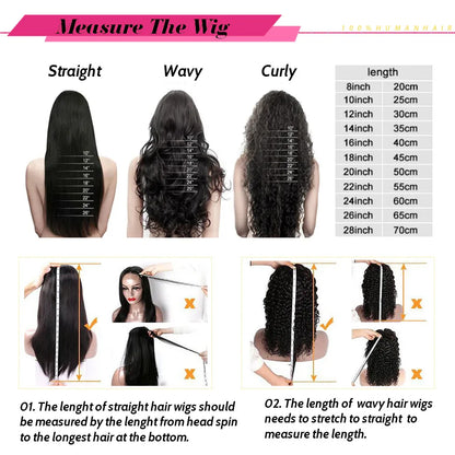 360 Full Lace Wig Water Deep Curly Human Hair 18-36 Inch