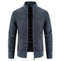 Men's Slim Fit Stand Collar Zipper Jacket