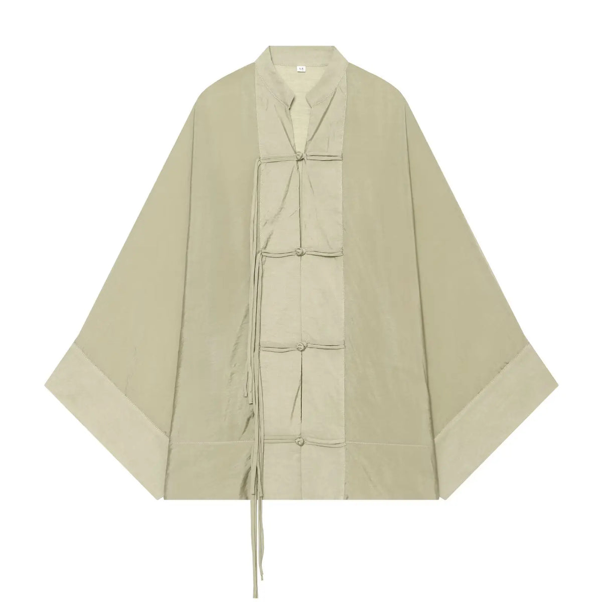 Women's Yellow Long Sleeve Shirt with Knot Decoration