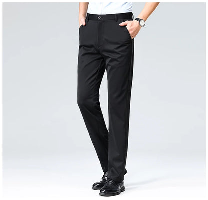 Men's Summer Casual Suit Pants Plus Size 28-42