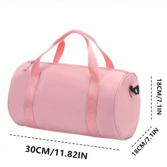Mini Gym Bag Lightweight Pink Duffle Tote for Travel