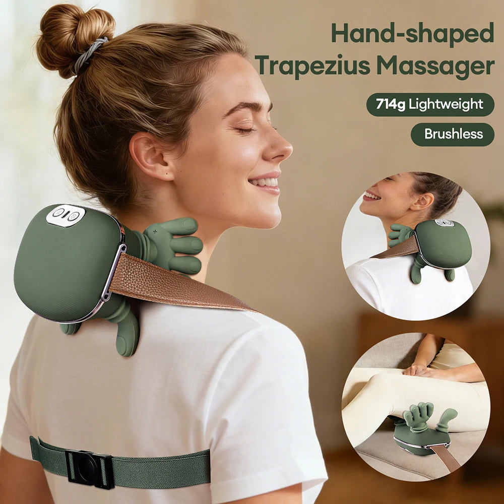 4D Wireless Neck and Shoulder Massager