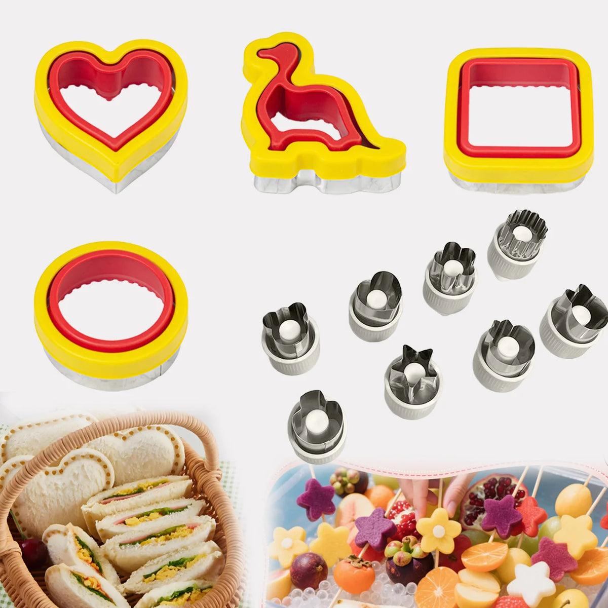 8PCS Stainless Steel Butterfly Cookie Cutter Set