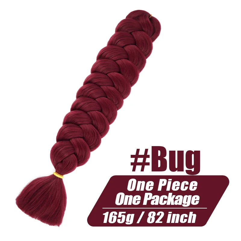 Kanekalon Jumbo Braiding Hair 82 Inch Kinky Straight