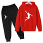 Kids Casual Hoodie and Pants Tracksuit Set
