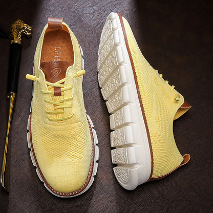 Men's Large Casual Fly-Weave Mesh Sports Shoes
