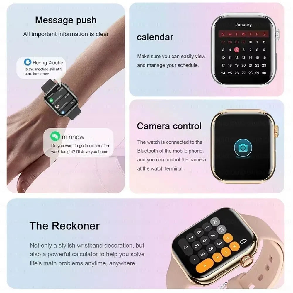 GPS Smart Watch with Heart Rate Monitor and Bluetooth Call