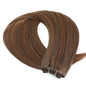 30 Inch Bone Straight Synthetic Hair Bundles Piano Blonde Ombre