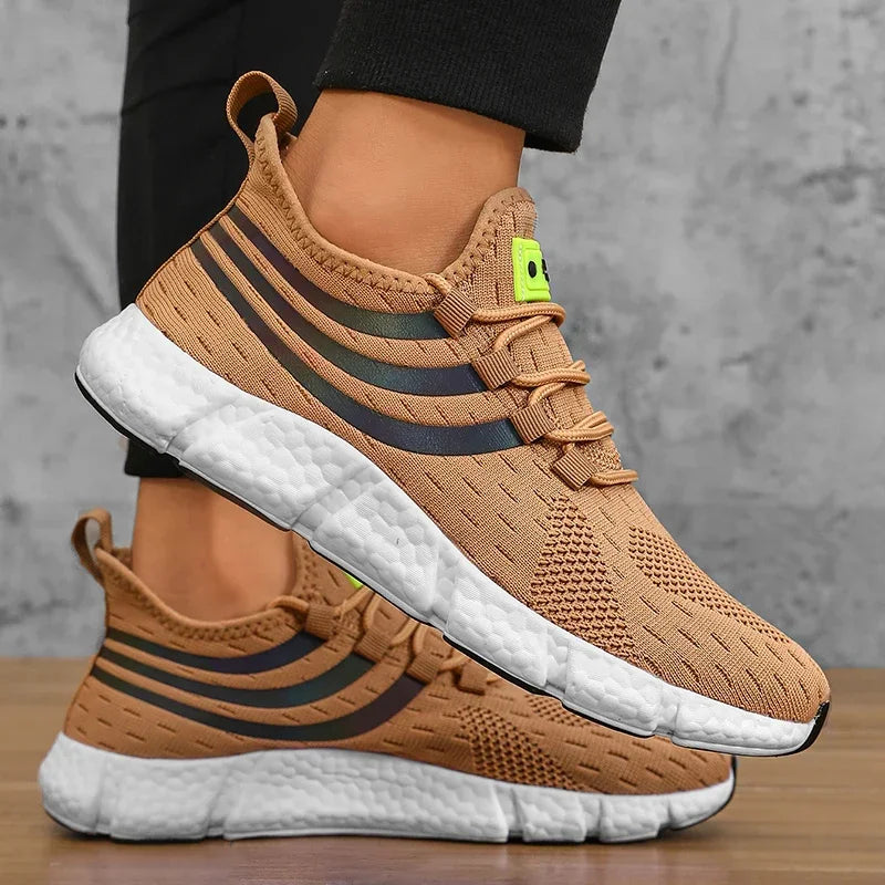 Men's Breathable Platform Running Sneakers