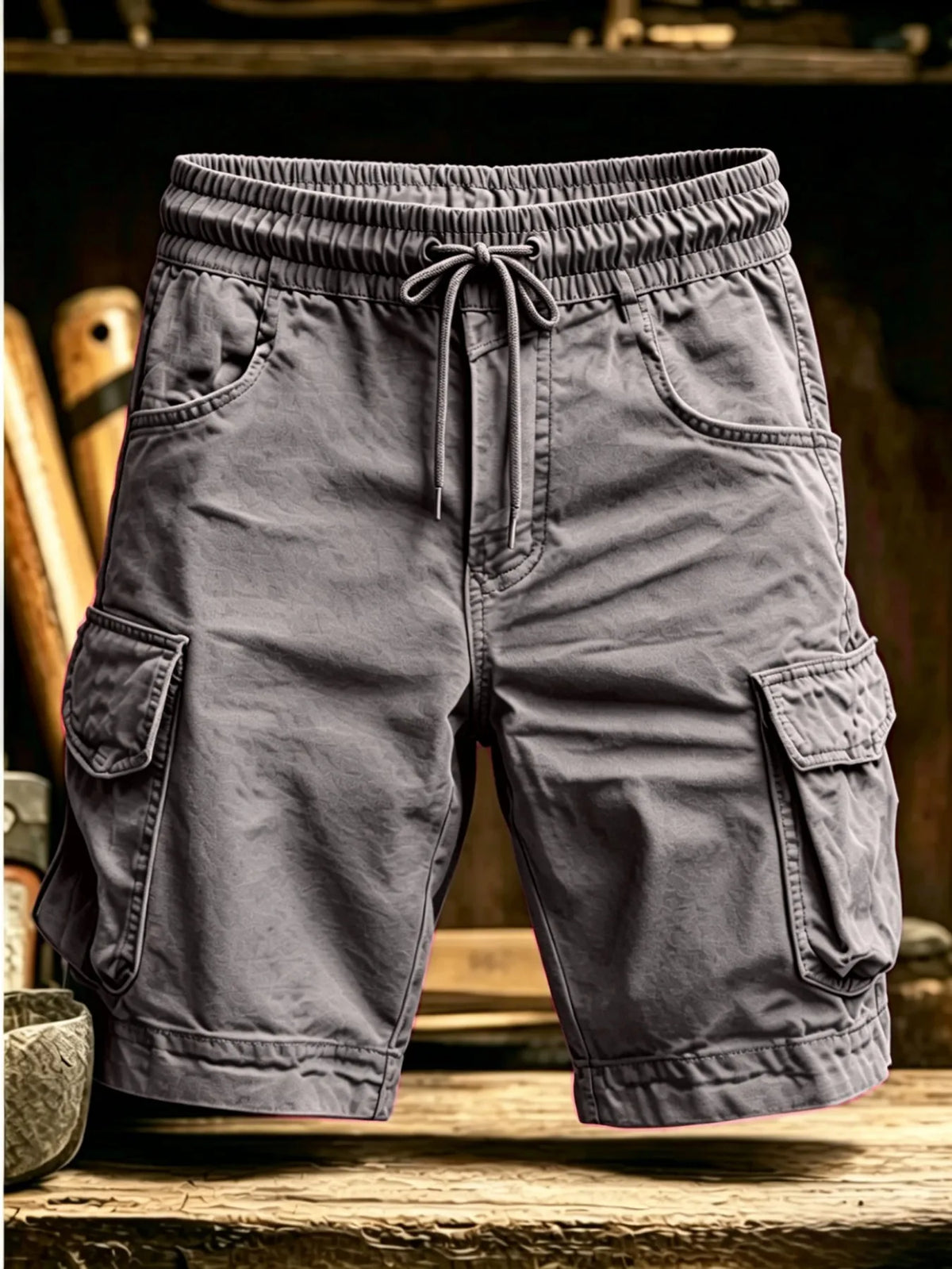 Men's Casual Cotton Bermuda Shorts Plus Size