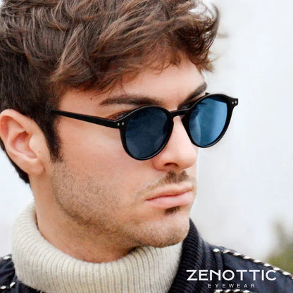 ZENOTTIC Retro Circular Polarized Sunglasses S Size