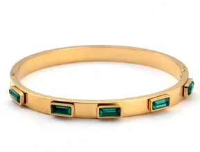 Classic Gold Plated Stainless Steel Cuff Bracelet