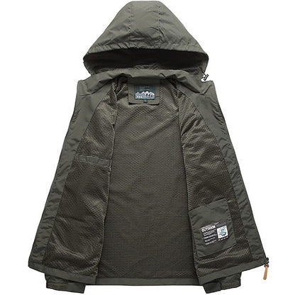 Men's Tactical Waterproof Windbreaker Jacket