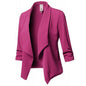 Black PU Leather Bodycon Blouse for Women