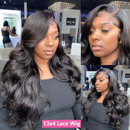 Body Wave Lace Front Wig Human Hair 200 Density