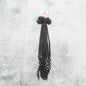 Natural Human Hair Dreadlock Extensions 8-12 Inch Curly Ends