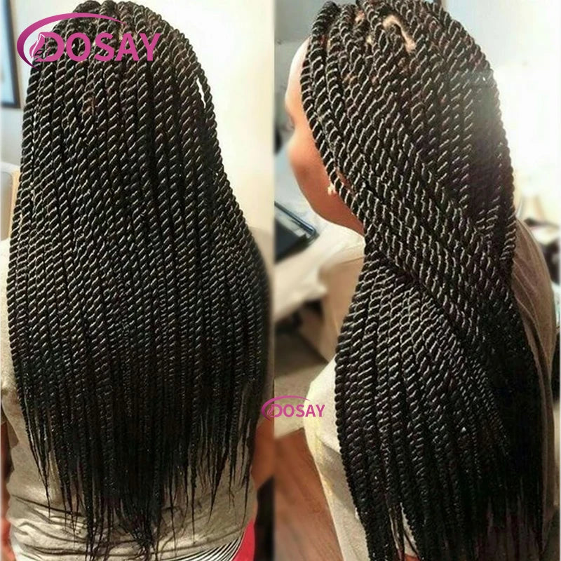 Twist Braided Lace Front Wig Synthetic Full Lace Wig