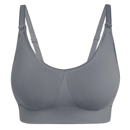 Wire-free Nursing Bra for Maternity Women in Natural Color