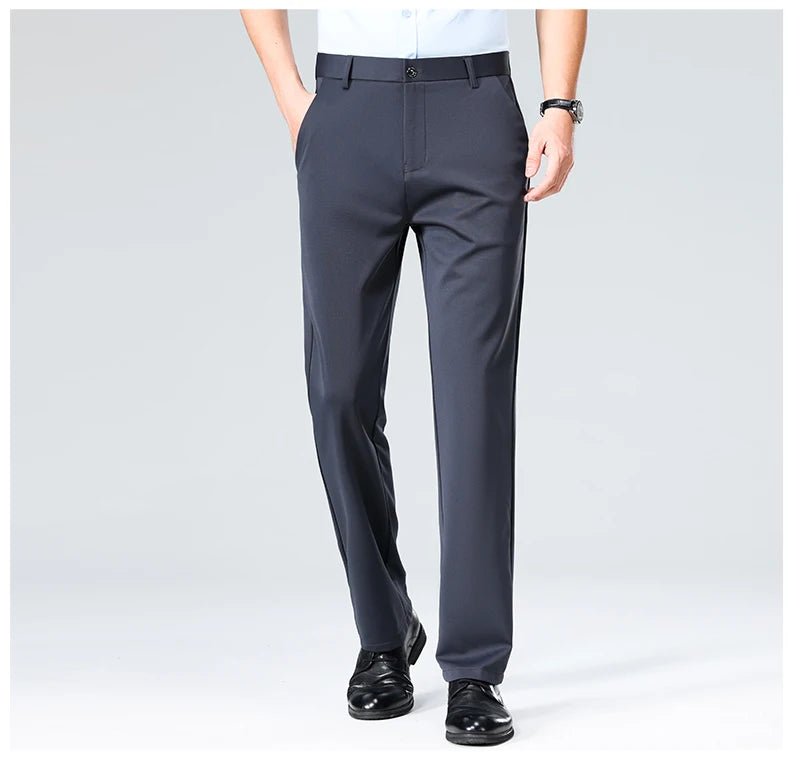 Men's Summer Casual Suit Pants Plus Size 28-42
