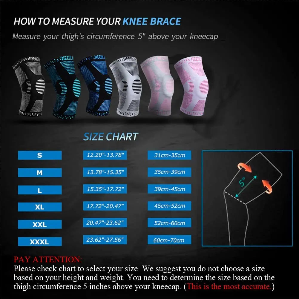 NEENCA Copper Knee Brace with Patella Gel Pad