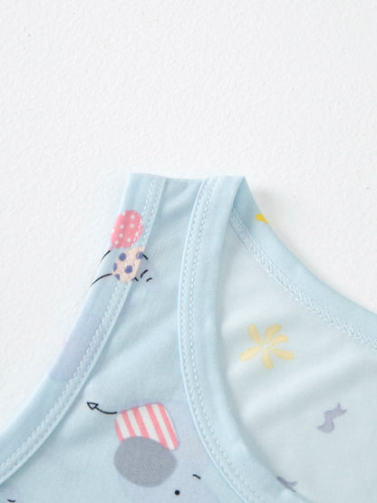 Children's Summer Short Sleeve Shorts Set
