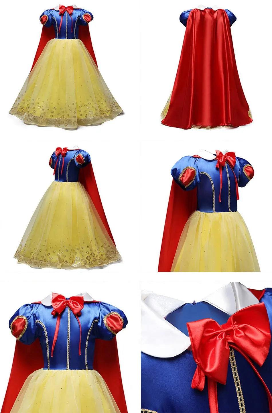 Kids Princess Dress Cinderella Cosplay Costume for Girls