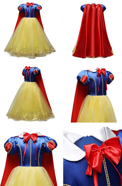 Kids Princess Dress Cinderella Cosplay Costume for Girls