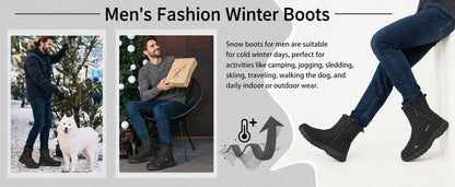 Men's Waterproof Insulated Snow Boots