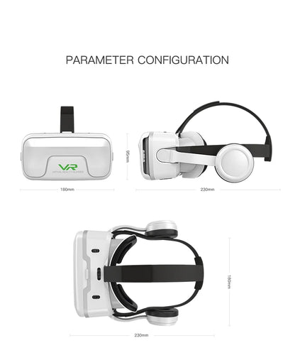 3D Virtual Reality Glasses Headset for Smartphones