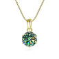 Moissanite Pendant Necklace 925 Sterling Silver Women