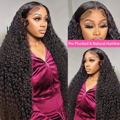 13x6 Glueless Brazilian Deep Wave Lace Frontal Wig
