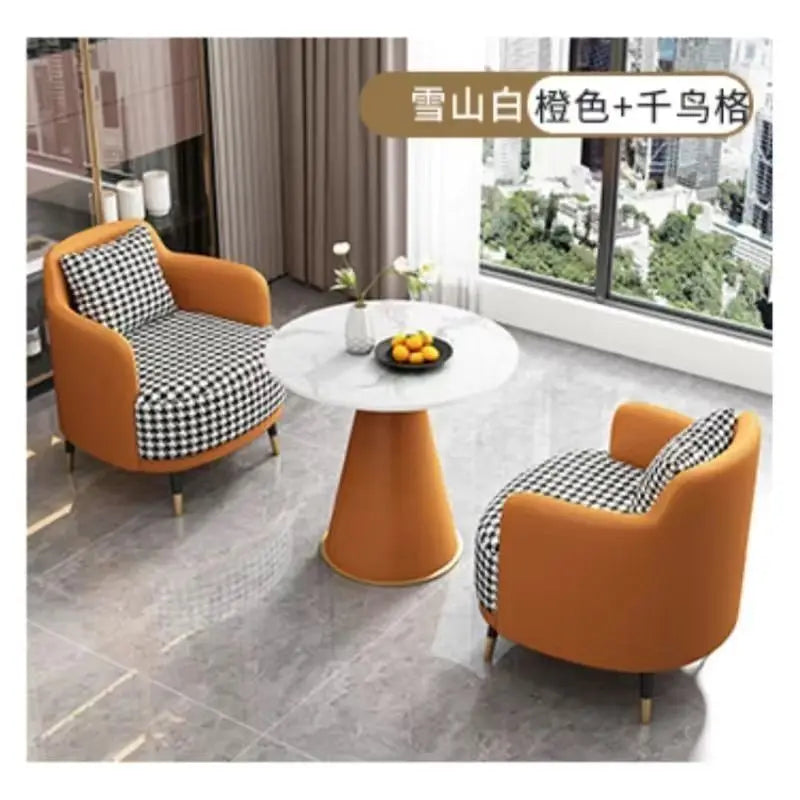 Scandinavian Wood Coffee Table U-Shaped Combination