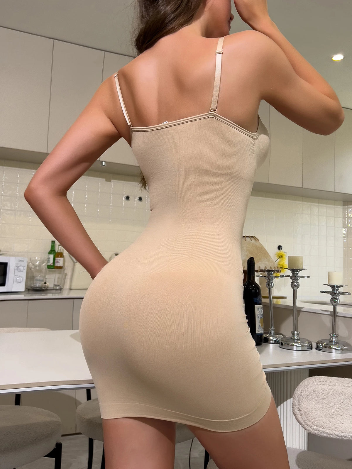 Women’s Slim Fit Tummy Control Shaper Dress S-3XL