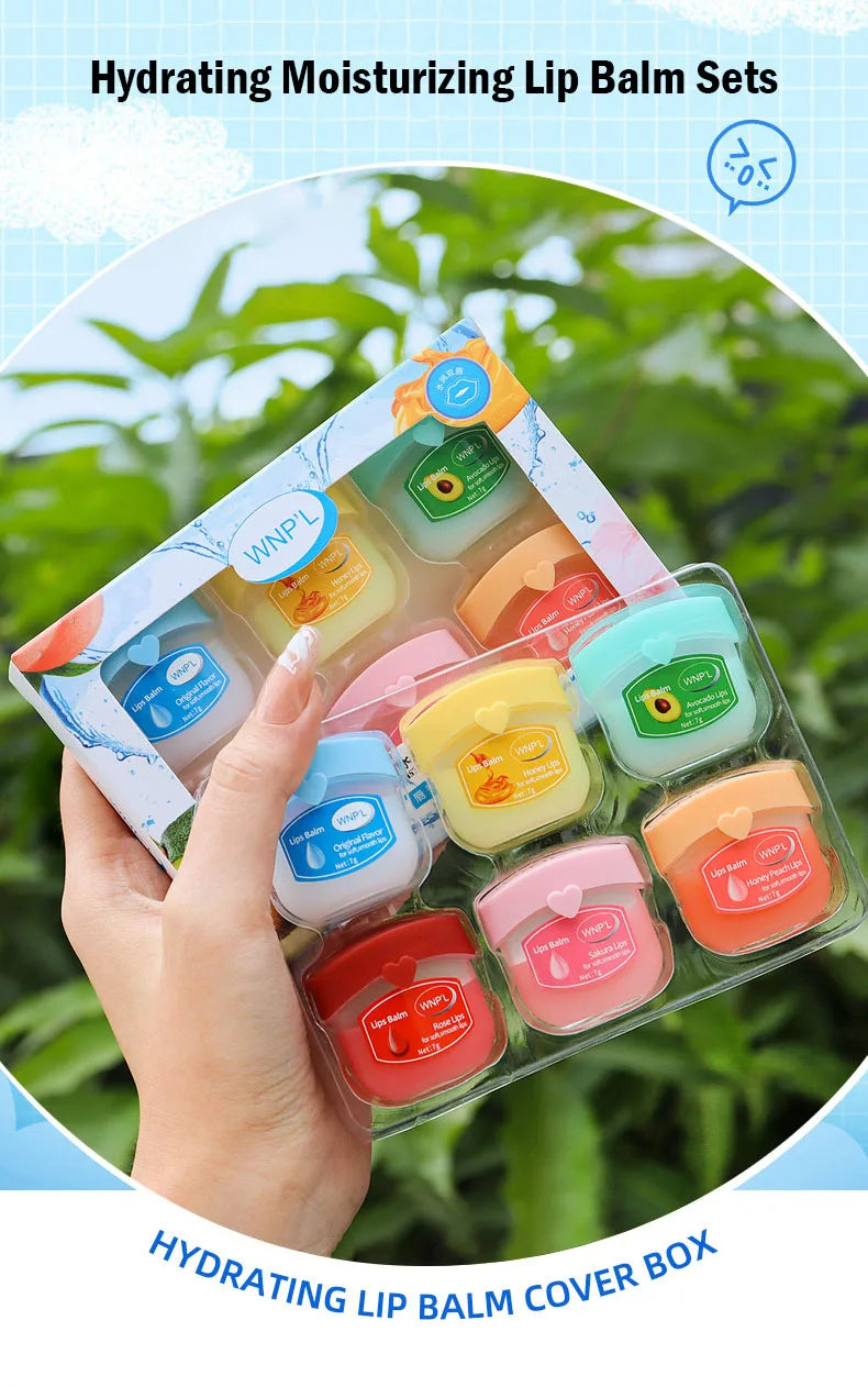 Moisturizing Lip Balm Set – 4/6/8 Pieces