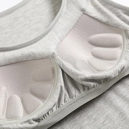 Women's Slim Fit Tank Top with Built-In Bra