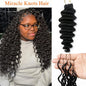 Deep Wave Crochet Human Hair Extensions for Braiding