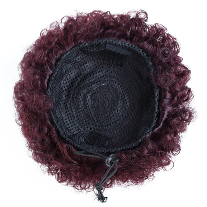 Afro Puff Drawstring Ponytail Brazilian Kinky Curly Hair
