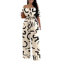 Elegant Off Shoulder Women's Jumpsuit Casual Polyester